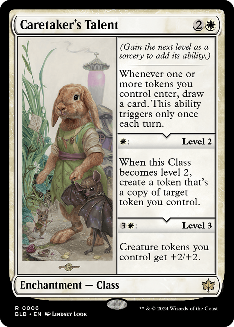Caretaker's Talent (6) [Bloomburrow] foil - Deck Out Gaming