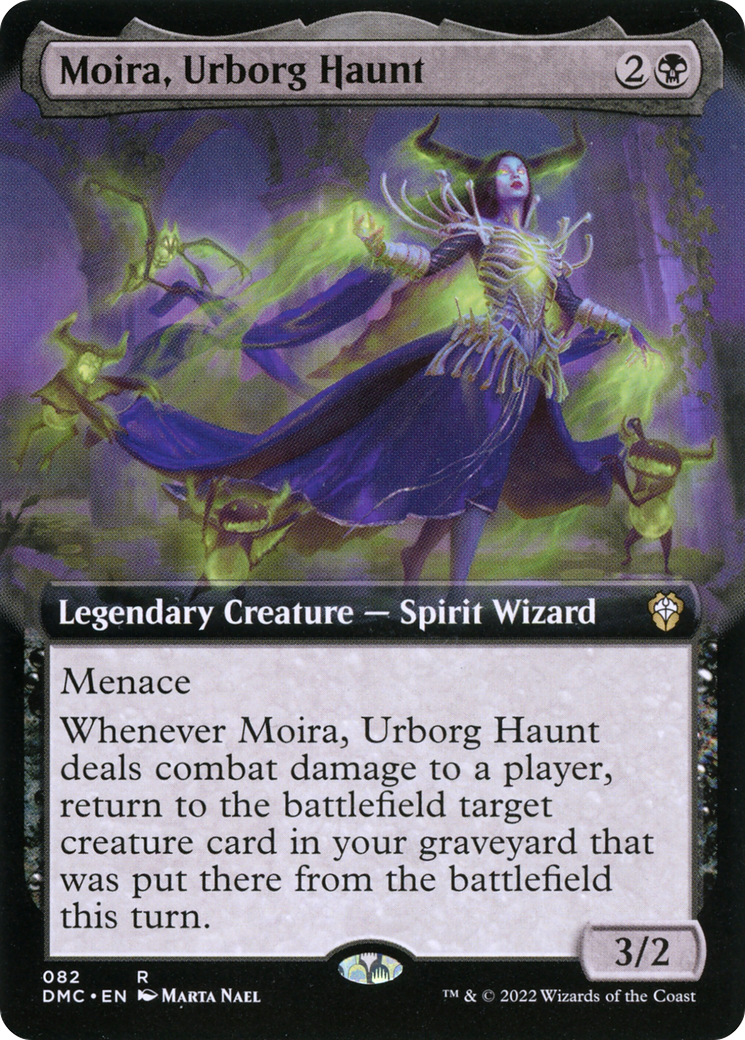 Moira, Urborg Haunt (Extended Art) (82) [Commander: Dominaria United] - Deck Out Gaming