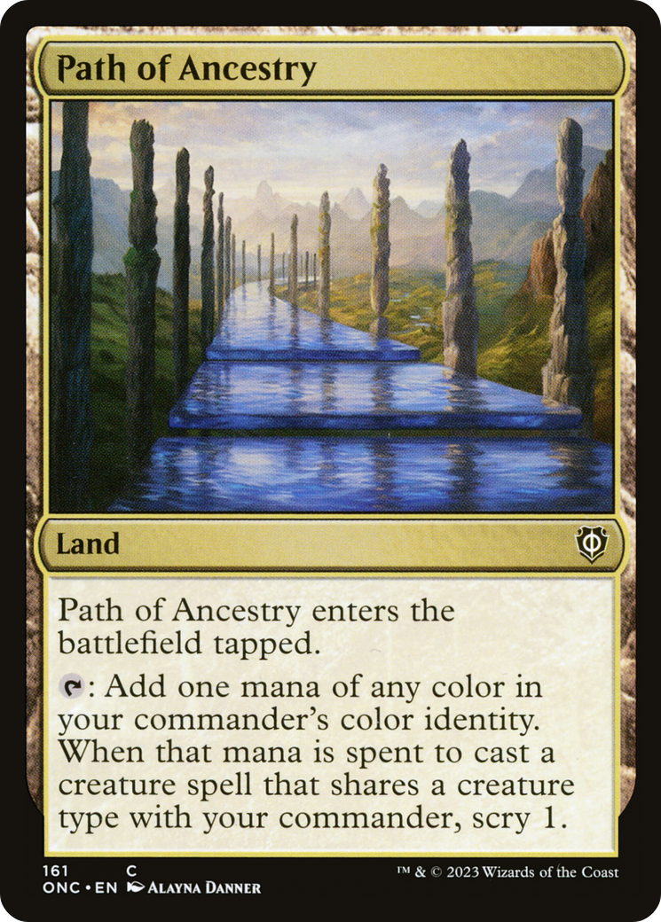 Path of Ancestry (161) [Commander: Phyrexia: All Will Be One] - Deck Out Gaming