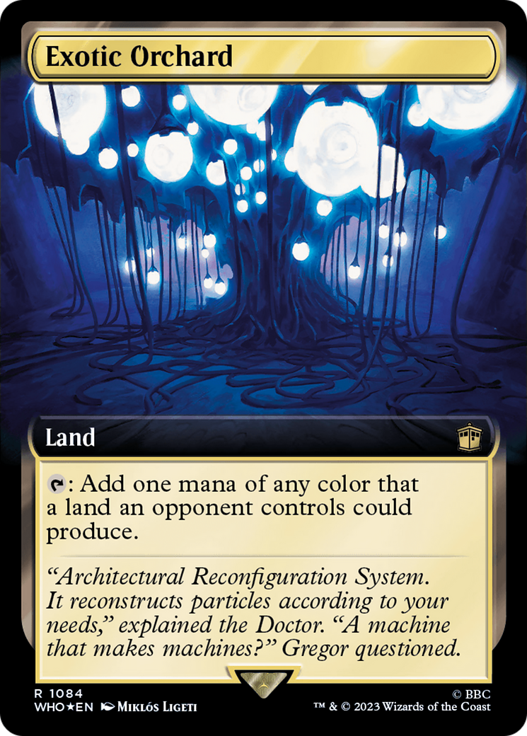 Exotic Orchard (Extended Art) (Surge Foil) (1084) [Doctor Who] foil - Deck Out Gaming