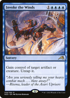 Invoke the Winds (58) [Kamigawa: Neon Dynasty] foil - Deck Out Gaming