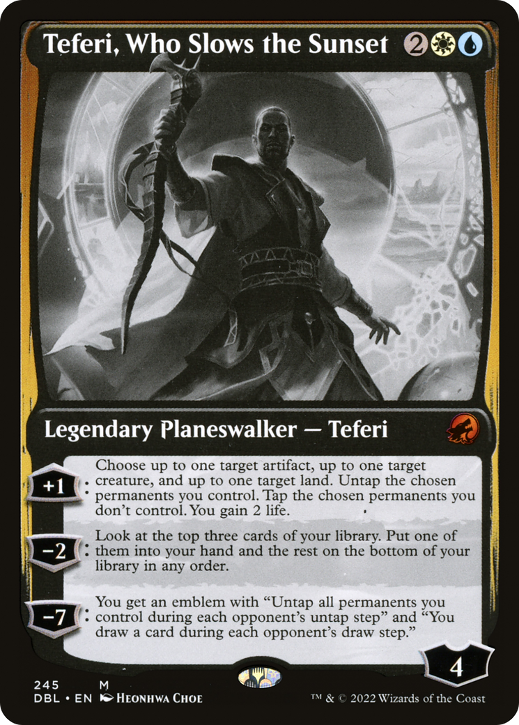 Teferi, Who Slows the Sunset (245) [Innistrad: Double Feature] - Deck Out Gaming