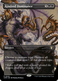 Kindred Dominance (Borderless) (640) [Commander Masters] foil - Deck Out Gaming