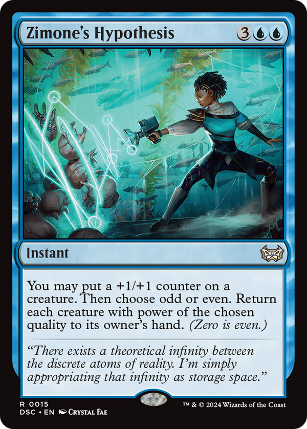Zimone's Hypothesis (15) [Duskmourn: House of Horror Commander] - Deck Out Gaming