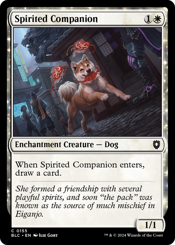 Spirited Companion (155) [Bloomburrow Commander] - Deck Out Gaming