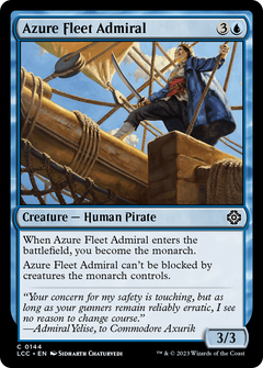 Azure Fleet Admiral (144) [The Lost Caverns of Ixalan Commander] - Deck Out Gaming