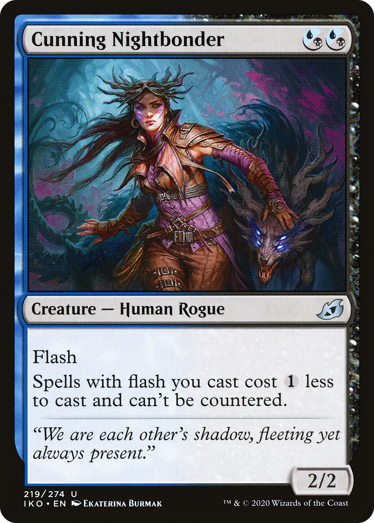 Cunning Nightbonder (219) [Ikoria: Lair of Behemoths] foil - Deck Out Gaming
