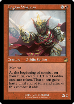Legion Warboss (Retro Frame) (337) [Ravnica Remastered] - Deck Out Gaming