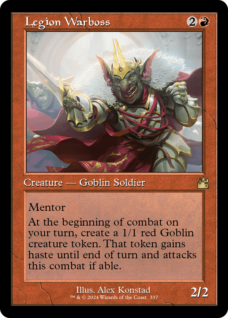 Legion Warboss (Retro Frame) (337) [Ravnica Remastered] foil - Deck Out Gaming