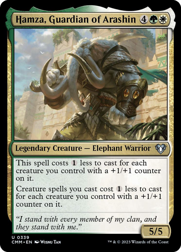 Hamza, Guardian of Arashin (339) [Commander Masters] - Deck Out Gaming