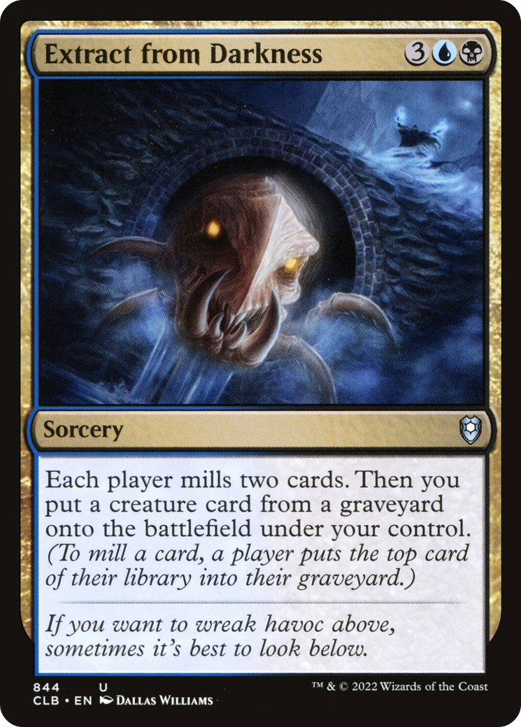 Extract from Darkness (844) [Commander Legends: Battle for Baldur's Gate] - Deck Out Gaming