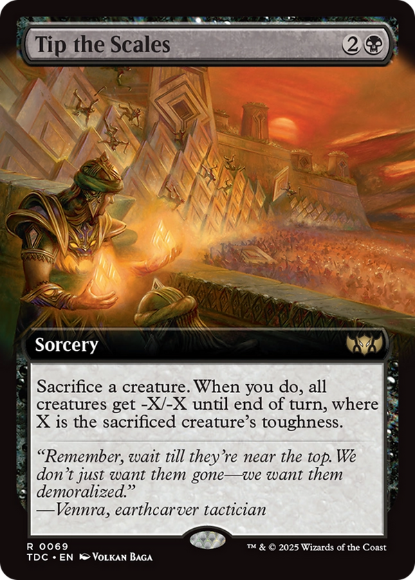 Tip the Scales (Extended Art) (69) [Commander: Tarkir: Dragonstorm] - Deck Out Gaming