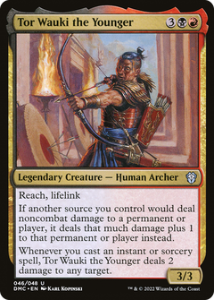 Tor Wauki the Younger (46) [Commander: Dominaria United] foil - Deck Out Gaming