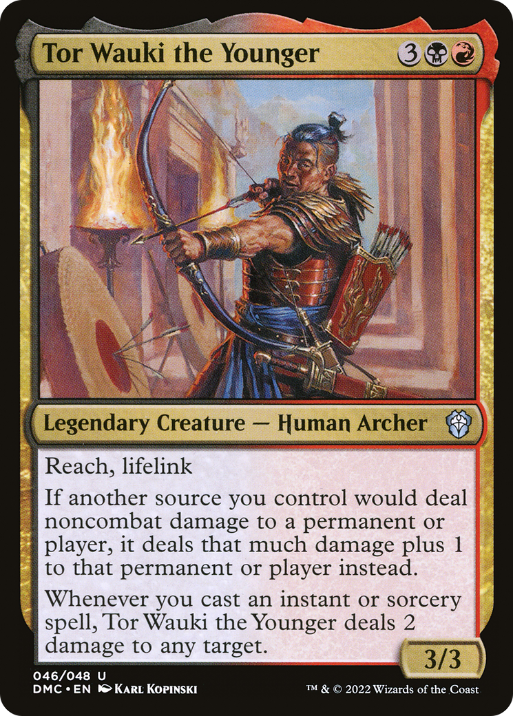 Tor Wauki the Younger (46) [Commander: Dominaria United] foil - Deck Out Gaming