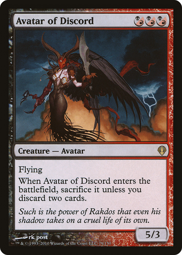 Avatar of Discord (79) [Archenemy] - Deck Out Gaming