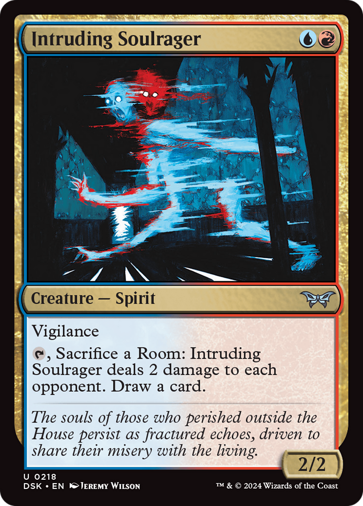 Intruding Soulrager (218) [Duskmourn: House of Horror] foil - Deck Out Gaming