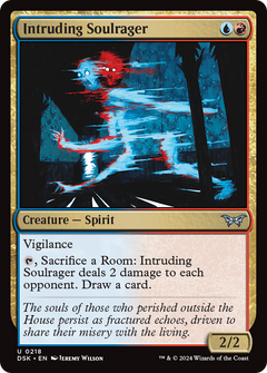 Intruding Soulrager (218) [Duskmourn: House of Horror] foil - Deck Out Gaming