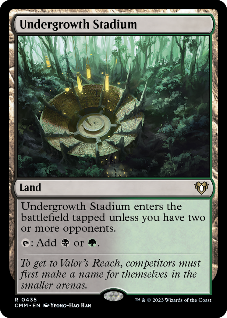 Undergrowth Stadium (435) [Commander Masters] foil - Deck Out Gaming