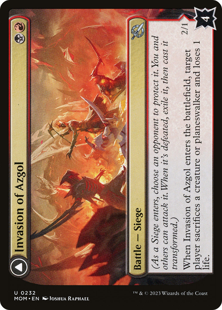 Invasion of Azgol (232) [March of the Machine] - Deck Out Gaming
