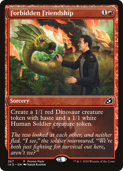 Forbidden Friendship (367) [Promo Pack: Ikoria] foil - Deck Out Gaming