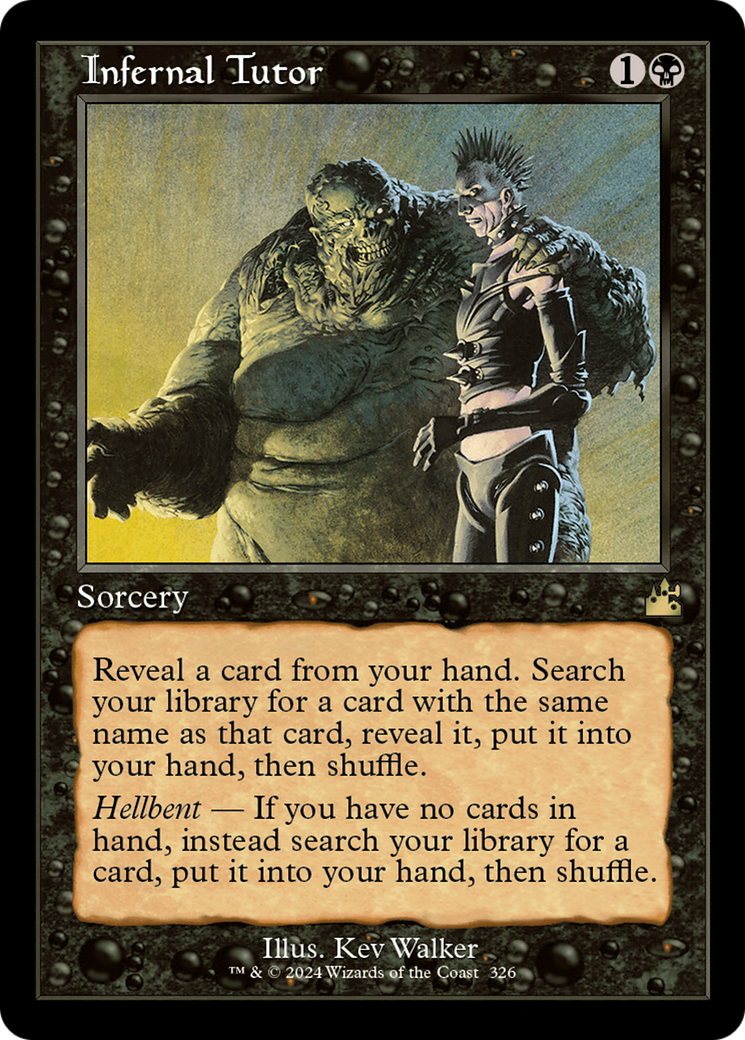 Infernal Tutor (Retro Frame) (326) [Ravnica Remastered] foil - Deck Out Gaming