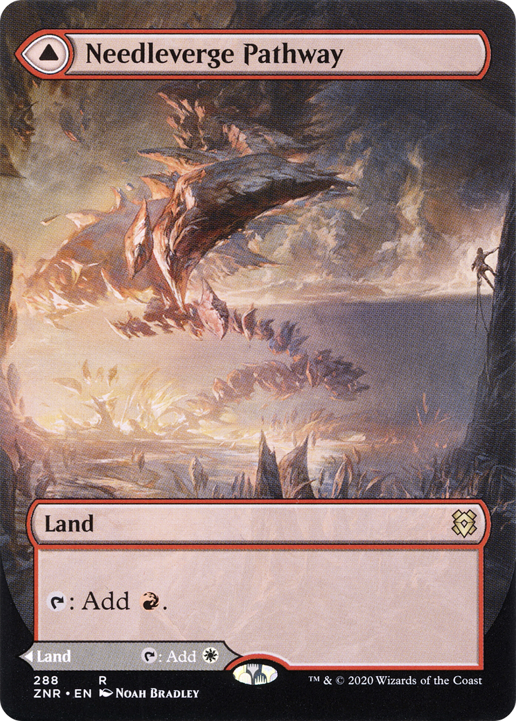 Needleverge Pathway (Borderless) (288) [Zendikar Rising] - Deck Out Gaming