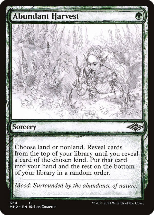 Abundant Harvest (Showcase) (354) [Modern Horizons 2] - Deck Out Gaming