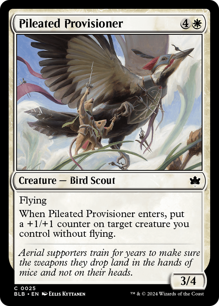 Pileated Provisioner (25) [Bloomburrow] - Deck Out Gaming