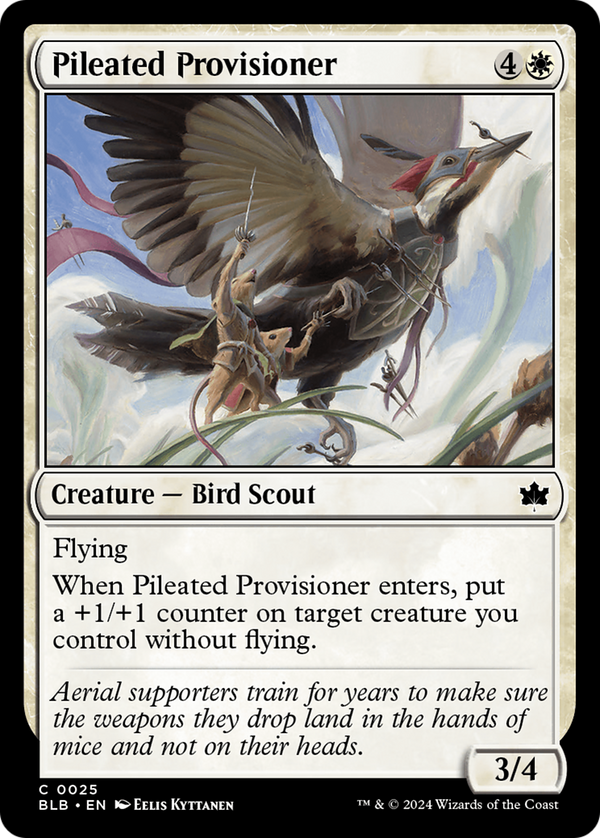 Pileated Provisioner (25) [Bloomburrow] - Deck Out Gaming