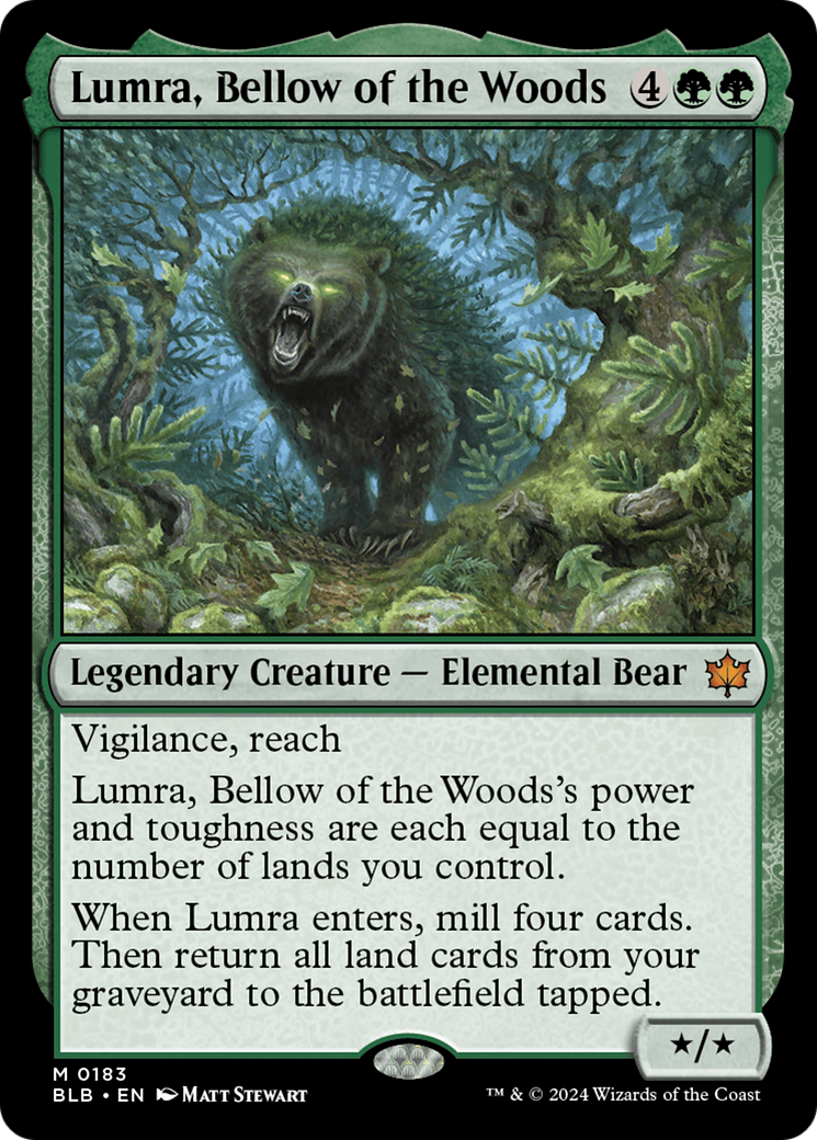 Lumra, Bellow of the Woods (183) [Bloomburrow] - Deck Out Gaming