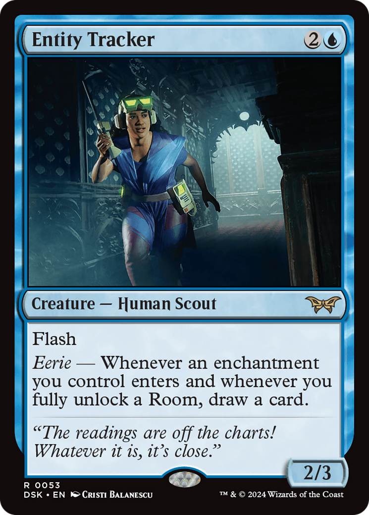 Entity Tracker (0053) (53) [Duskmourn: House of Horror] foil - Deck Out Gaming