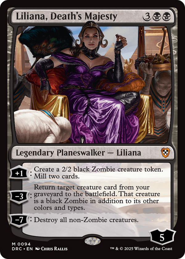 Liliana, Death's Majesty (94) [Commander: Aetherdrift] - Deck Out Gaming