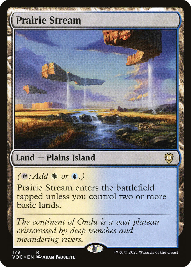 Prairie Stream (179) [Commander: Innistrad: Crimson Vow] - Deck Out Gaming