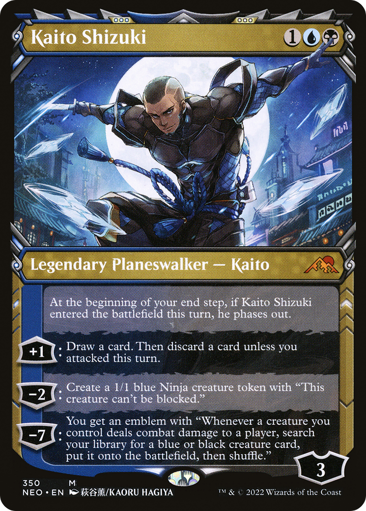 Kaito Shizuki (Showcase) (350) [Kamigawa: Neon Dynasty] foil - Deck Out Gaming