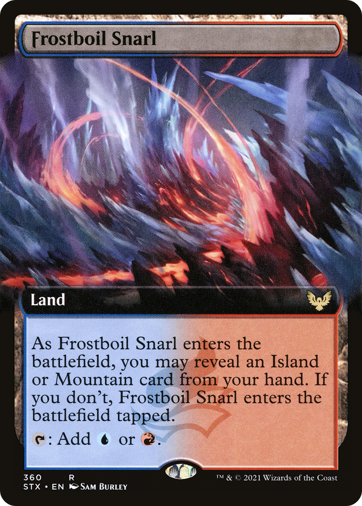 Frostboil Snarl (Extended Art) (360) [Strixhaven: School of Mages] foil - Deck Out Gaming