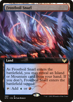 Frostboil Snarl (Extended Art) (360) [Strixhaven: School of Mages] - Deck Out Gaming