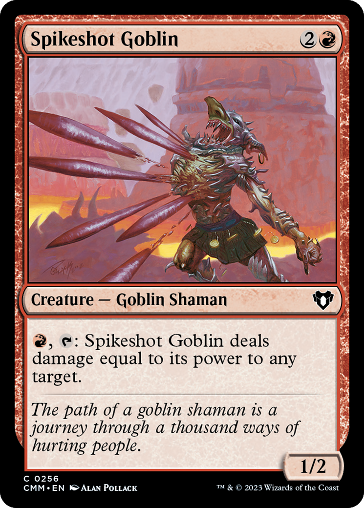 Spikeshot Goblin (256) [Commander Masters] - Deck Out Gaming