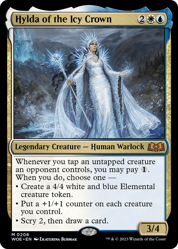 Hylda of the Icy Crown (206) [Wilds of Eldraine] foil - Deck Out Gaming
