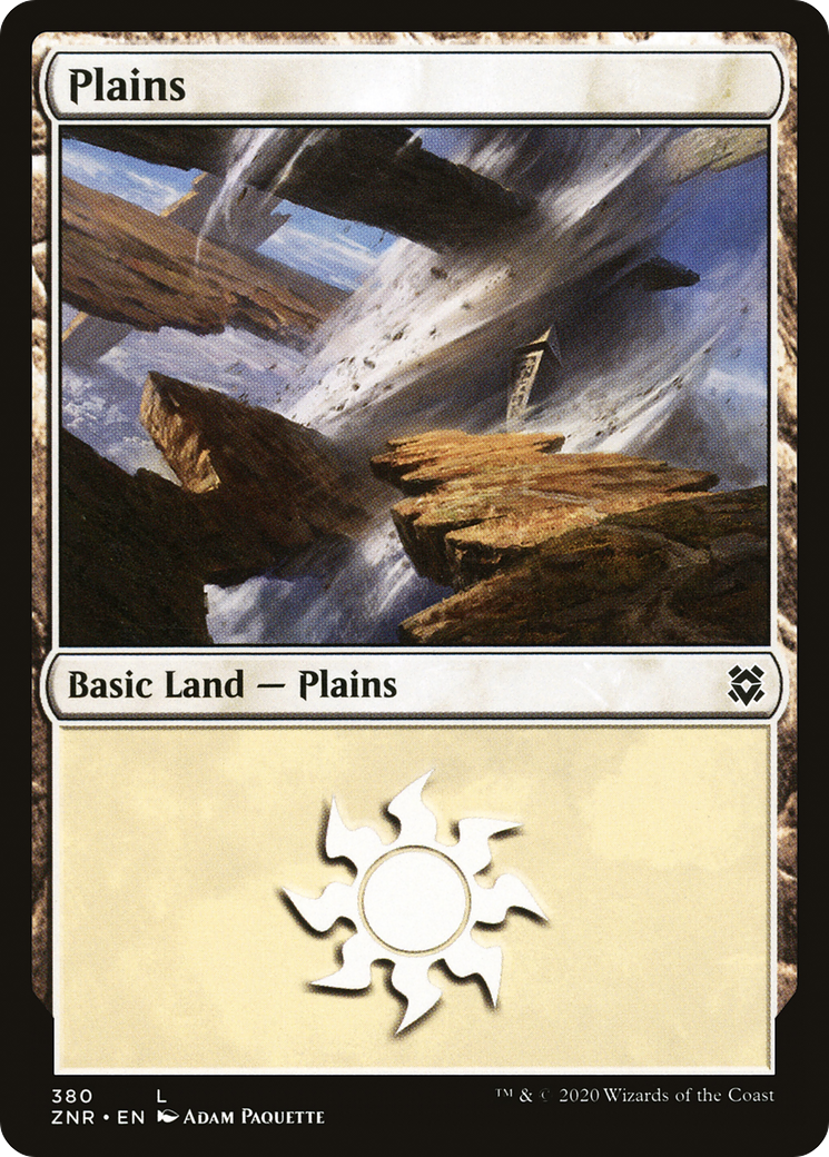 Plains (380) [Zendikar Rising] foil - Deck Out Gaming