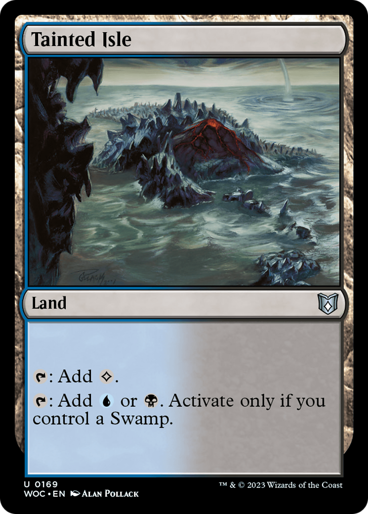 Tainted Isle (169) [Wilds of Eldraine Commander] - Deck Out Gaming