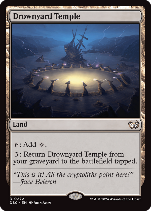 Drownyard Temple (272) [Duskmourn: House of Horror Commander] - Deck Out Gaming