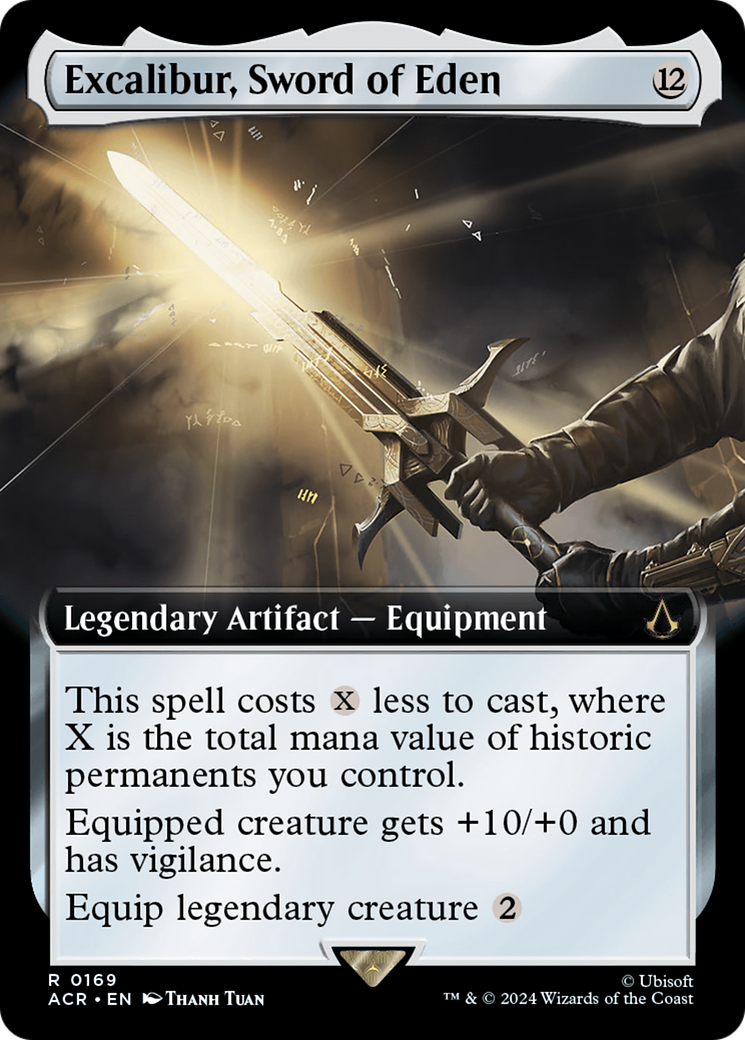 Excalibur, Sword of Eden (Extended Art) (169) [Assassin's Creed] foil - Deck Out Gaming