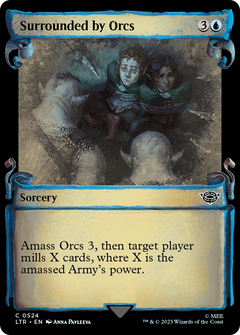 Surrounded by Orcs (Showcase Scrolls) (524) [The Lord of the Rings: Tales of Middle-earth] foil - Deck Out Gaming