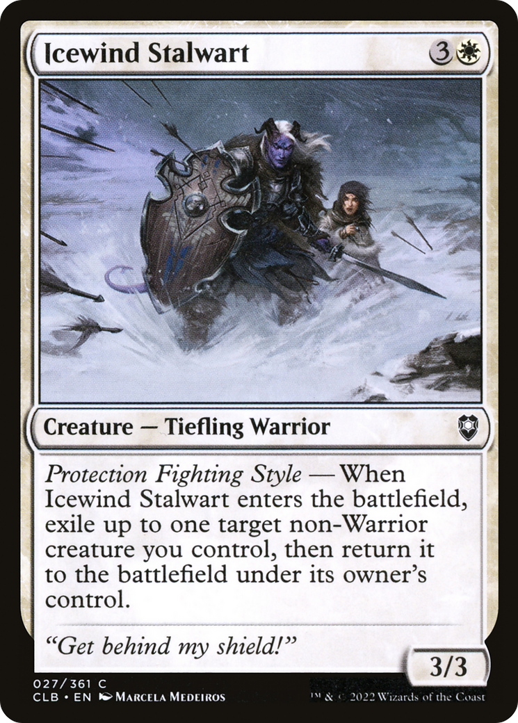 Icewind Stalwart (27) [Commander Legends: Battle for Baldur's Gate] - Deck Out Gaming