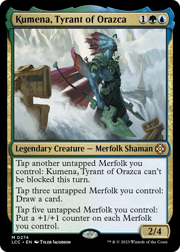 Kumena, Tyrant of Orazca (274) [The Lost Caverns of Ixalan Commander] - Deck Out Gaming