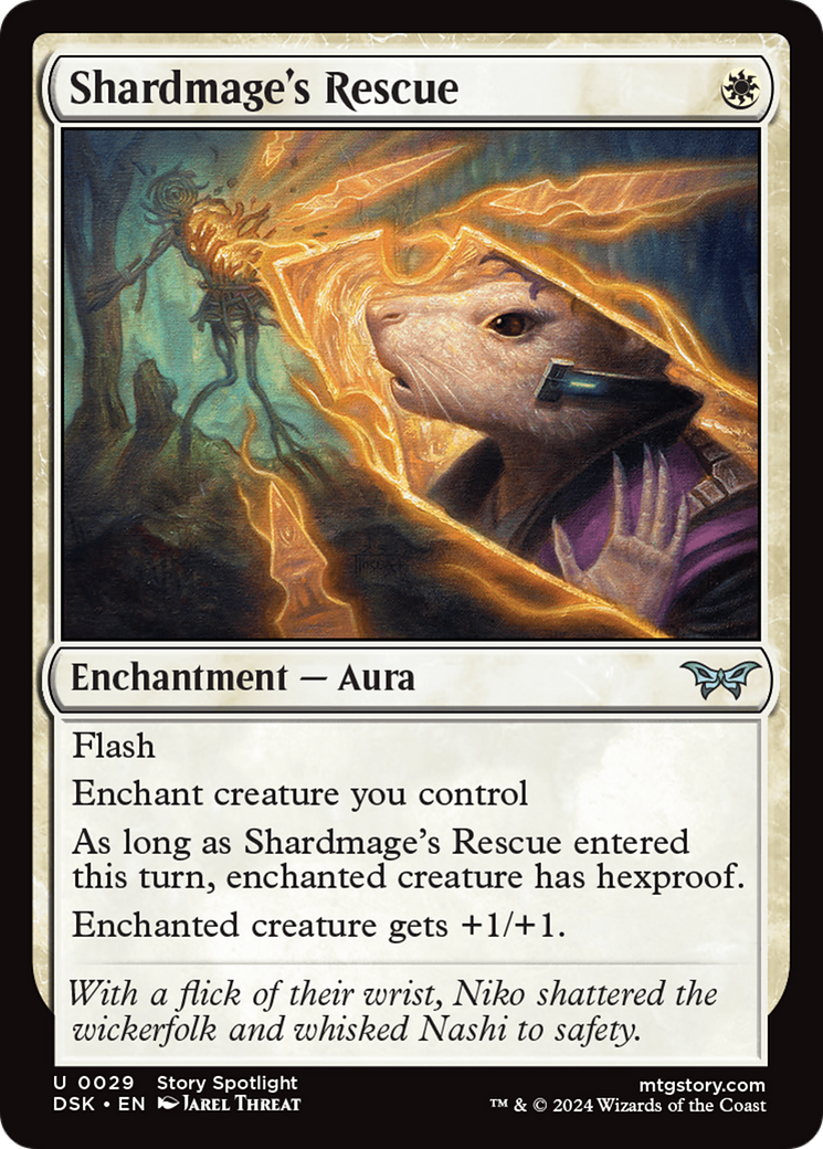 Shardmage's Rescue (29) [Duskmourn: House of Horror] foil - Deck Out Gaming