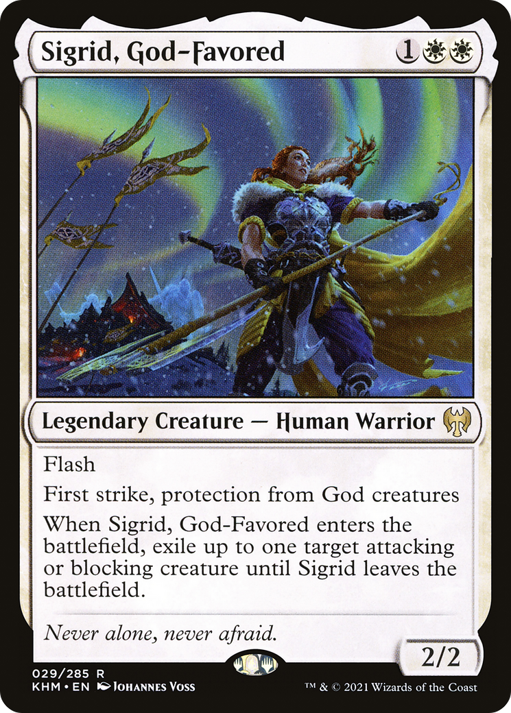 Sigrid, God-Favored (29) [Kaldheim] - Deck Out Gaming