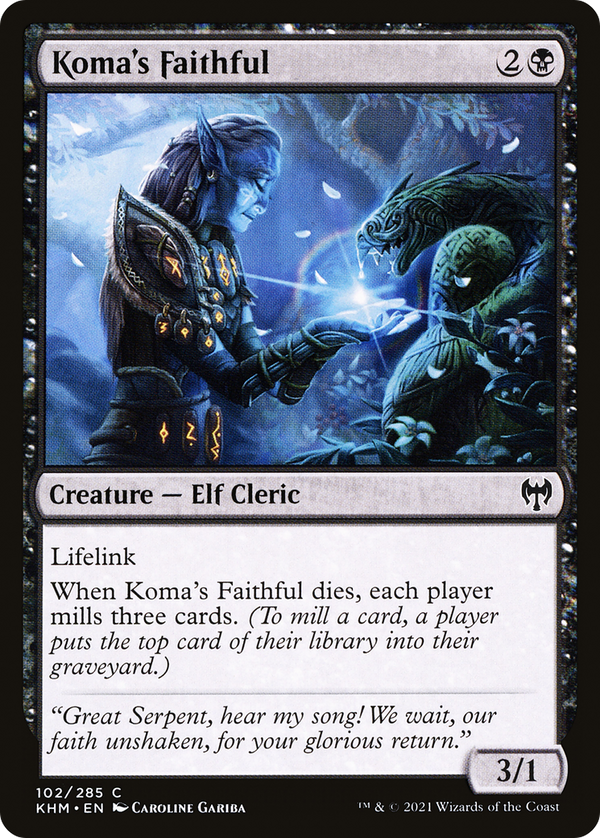 Koma's Faithful (102) [Kaldheim] - Deck Out Gaming