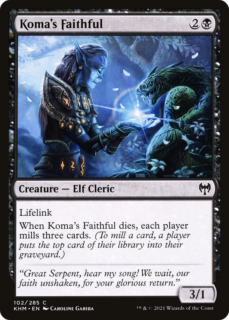 Koma's Faithful (102) [Kaldheim] - Deck Out Gaming
