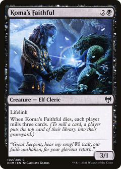 Koma's Faithful (102) [Kaldheim] foil - Deck Out Gaming